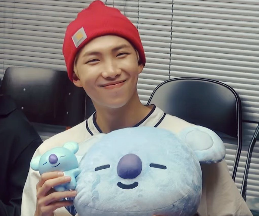 RM with Koya big and small plushies