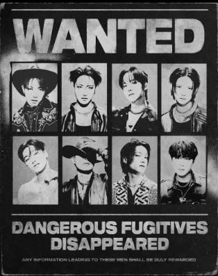 Wanted poster for ATEEZ members