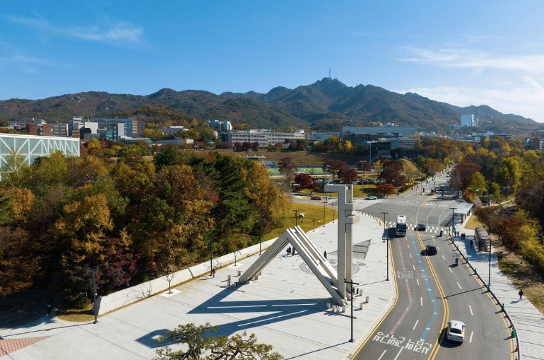 Overhead view of SNU campus