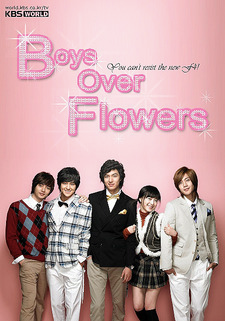 Pink Boys Over Flowers k-drama poster