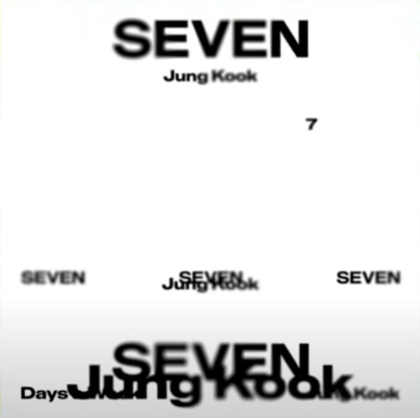 Jungkook "Seven" digital cover