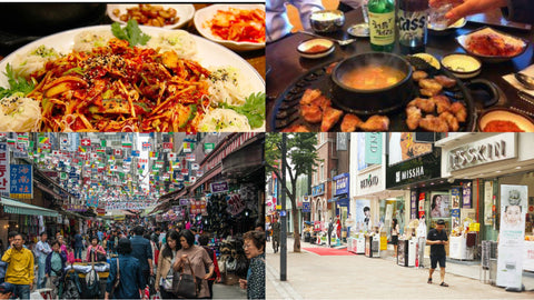 Seoul markets and food
