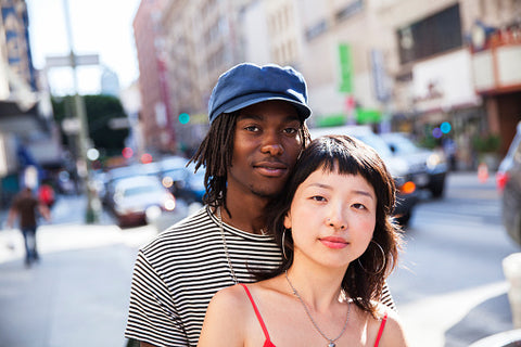 Portrait of a young couple