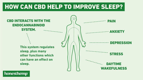 Info Graphic How Can CBD Help To Improve Sleep