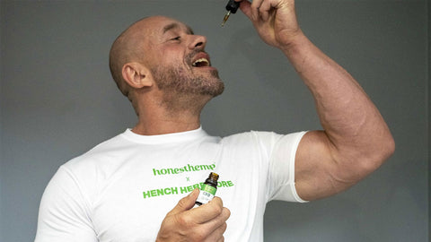 Image of Hench Herbivore Using Honest Hemp Tinctures  