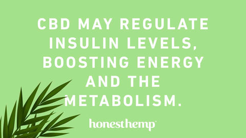 Image CBD MAY REGULATE INSULIN LEVELS, BOOSTING ENERGY AND THE METABOLISM.