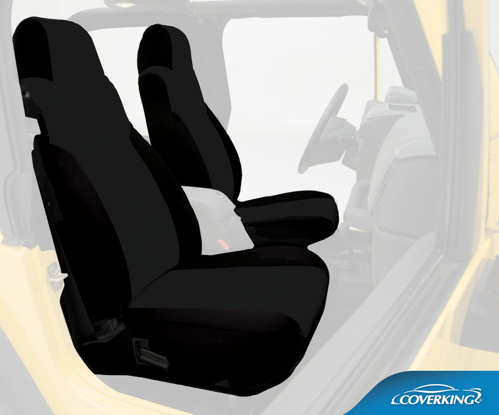 CR-Grade Neoprene Tailored Front & Rear Seat Covers for Jeep Wrangler