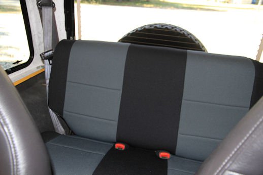 CR-Grade Neoprene Tailored Front & Rear Seat Covers for Jeep Wrangler