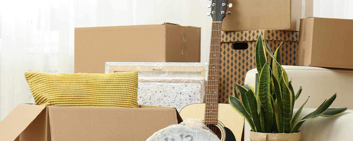 Use old cushions to protect your valuables in storage or while moving. 