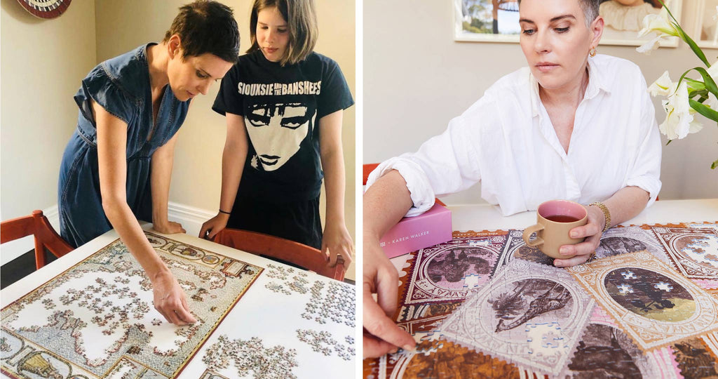 Karen Walker Jigsaw Puzzle, puzzling then and now