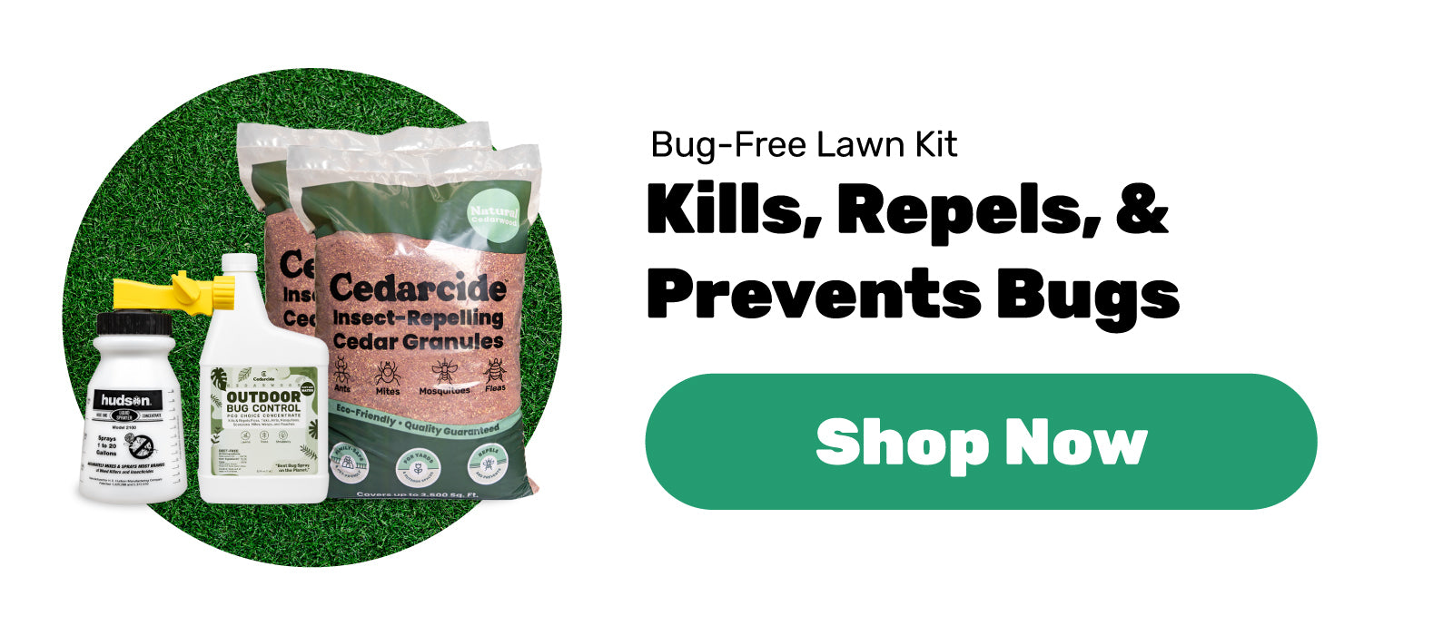 Cedarcide Bug-Free Lawn Kit