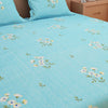Floral Print Blue 180 TC 100% Pure Cotton Bedsheet - Dream Care Furnishings Private Limited