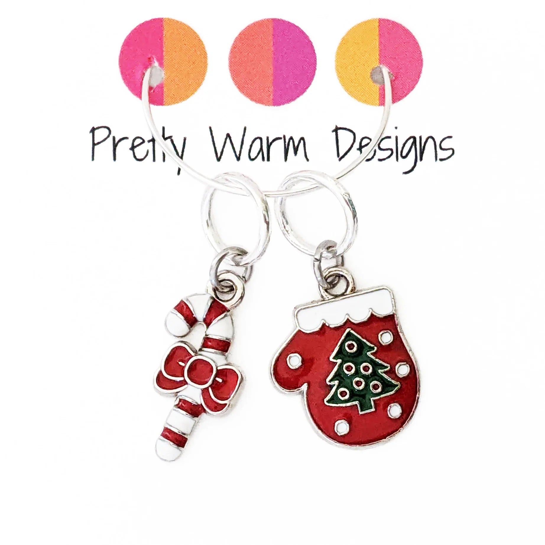 Candy Cane and Mitten Duo