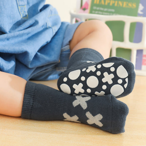 Gripjoy Socks Toddlers & Kids Black Grip Socks - 4 pairs