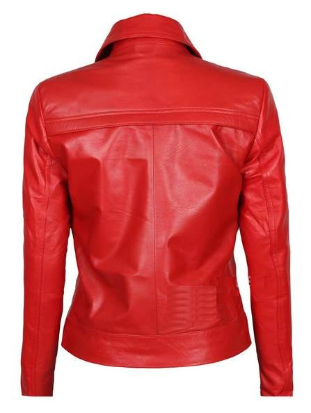 Emma Swan Red Leather Jacket – Fairlynx Inc