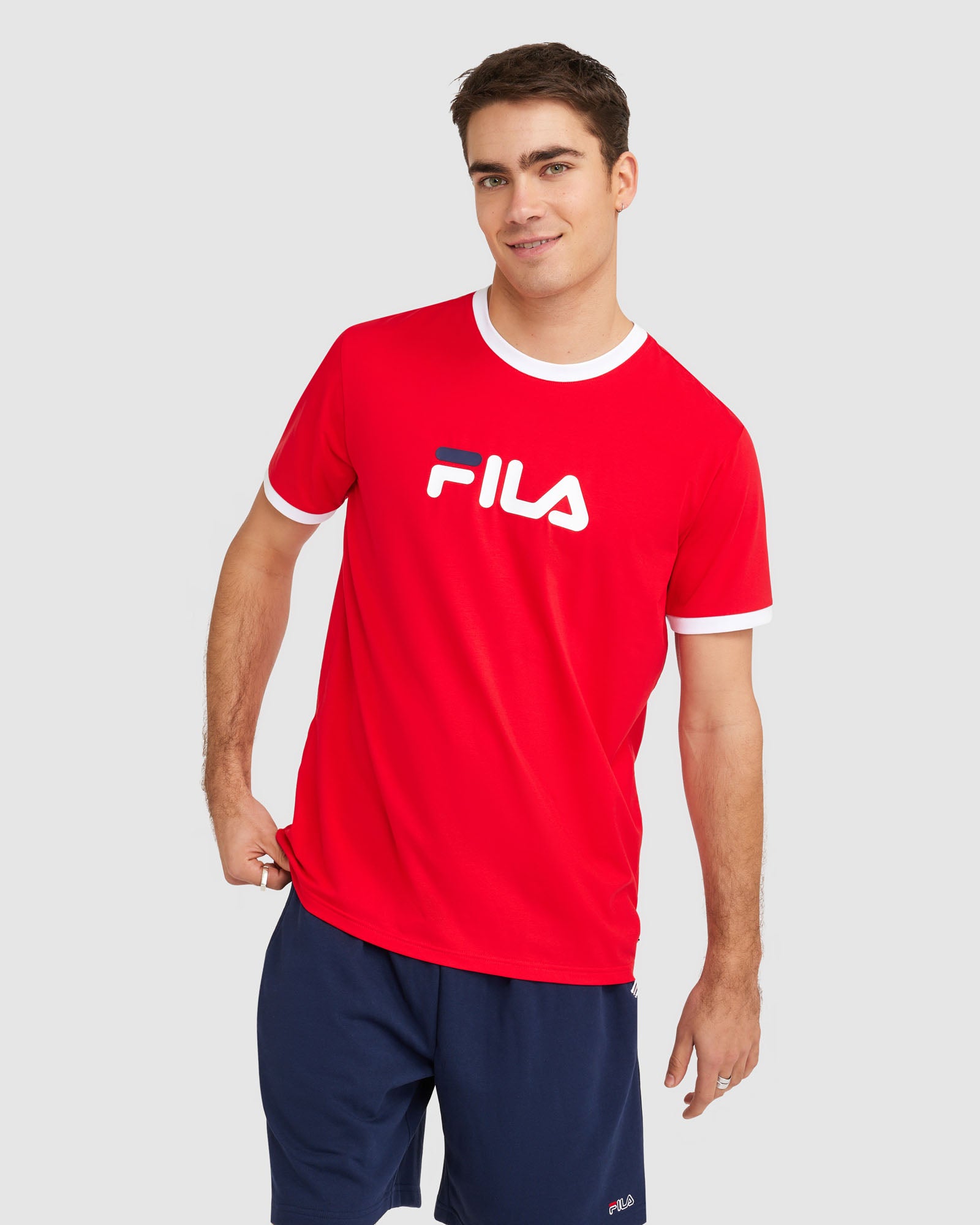 Men's Rocco Ringer Tee | FILA Australia