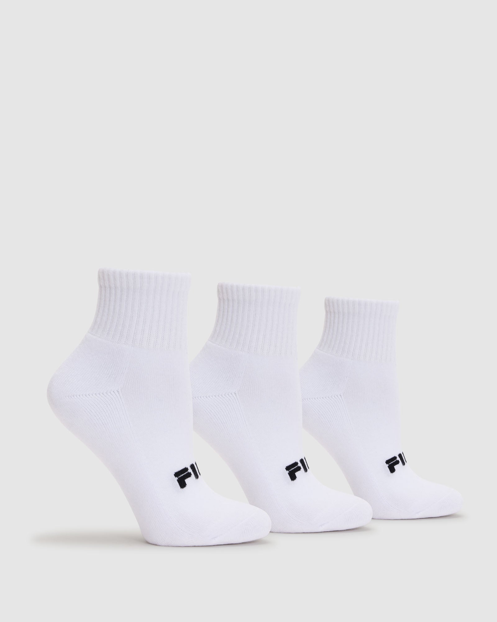 Unisex Youth Qtr Socks 3pk | FILA Australia