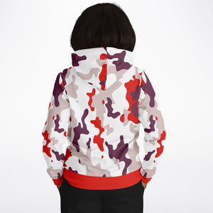 Red Camo Pullover Hoodie Subliminator