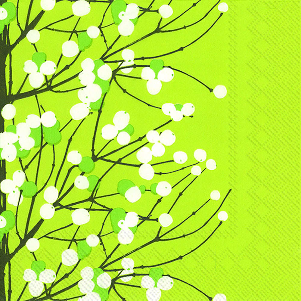 Marimekko LUMIMARJA light green Berries IHR Paper Lunch Napkins 33 cm –  Most Delicious Designs