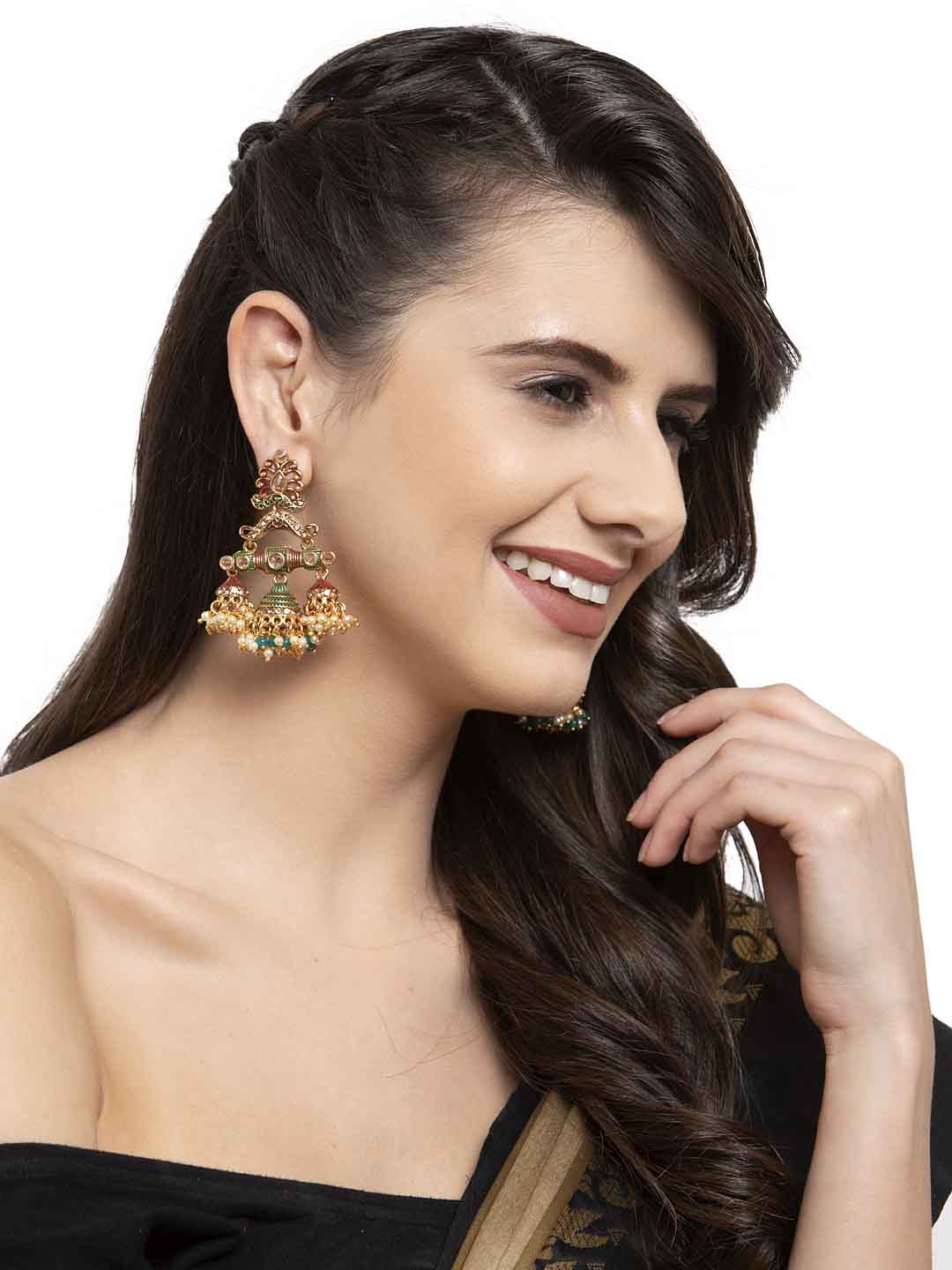 Amazon.com: ALLISON ROSE ATELIER – Chunky Hoop Earrings – Gold Plated Brass  Hoops – Elegant, Refined and Beautifully Bold Gold Hoops. Gold Chunky Hoop  Earring for Women - New Dome Shape: Clothing,