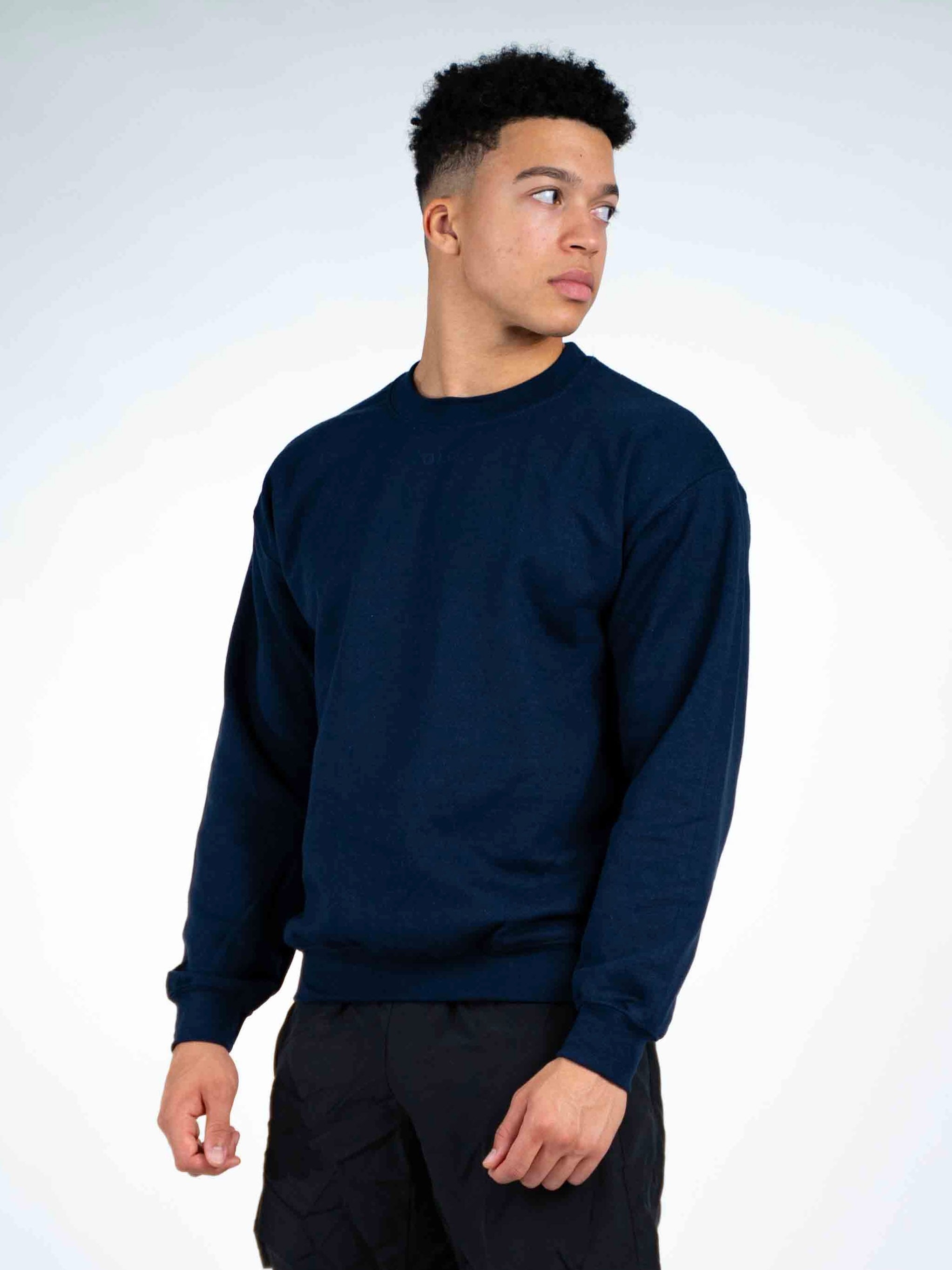Se Essential Sweatshirt Navy Blue/Navy Blue - S hos Oversized Lifting Club