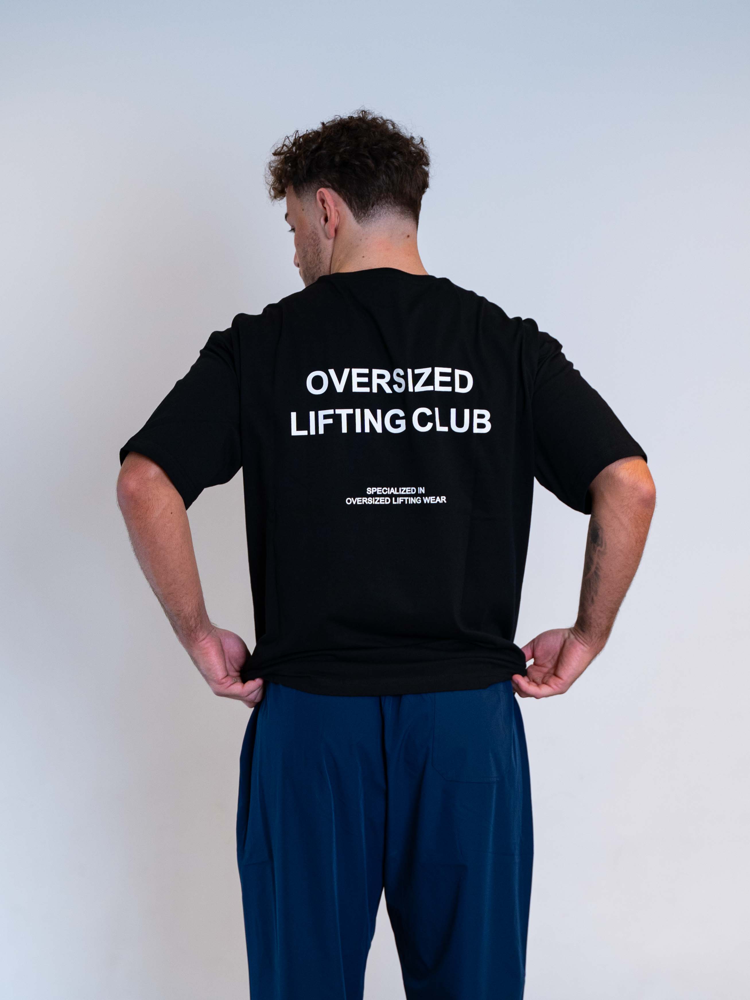 Se Heavyweight Confidence Tee - Black/White - M hos Oversized Lifting Club