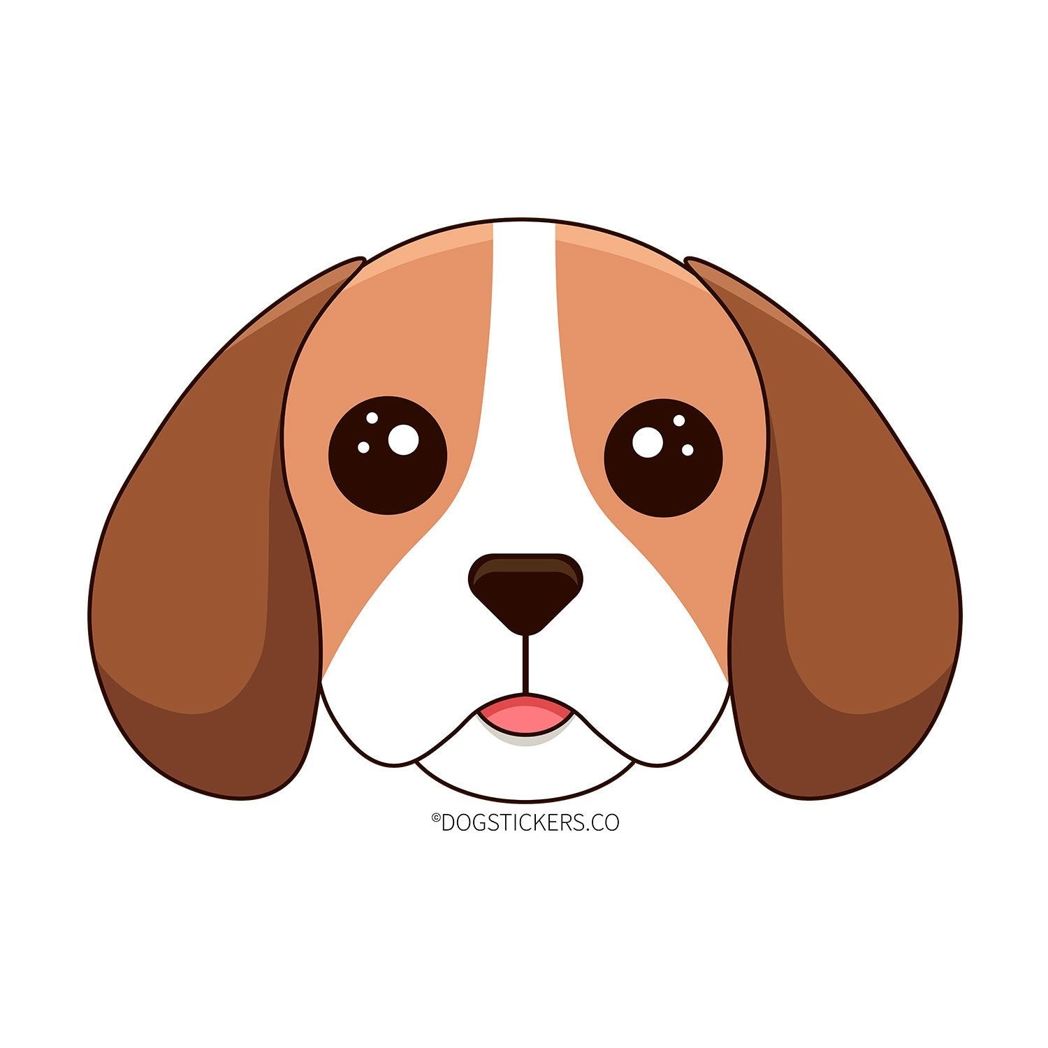 Beagle Sticker - Dogstickers.co