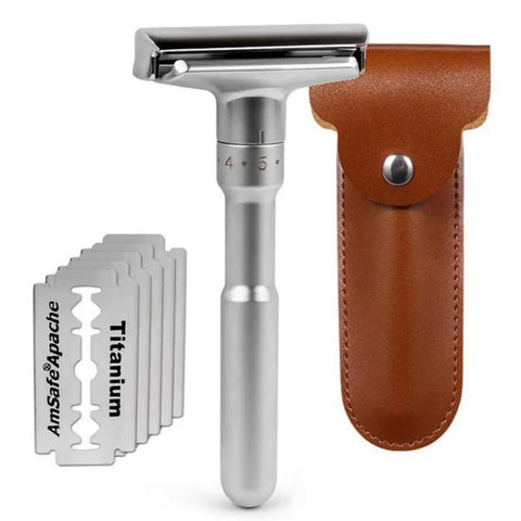 Image for reusable safety razor for men.