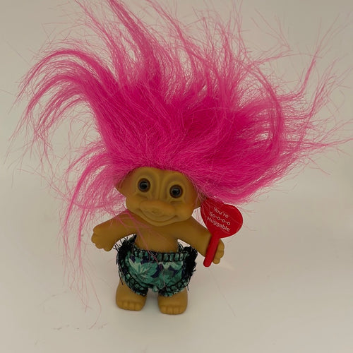Troll Doll Wind Surfer Surf Board Russ Pink Hair 18353 PARTS ONLY SEE  PHOTOS