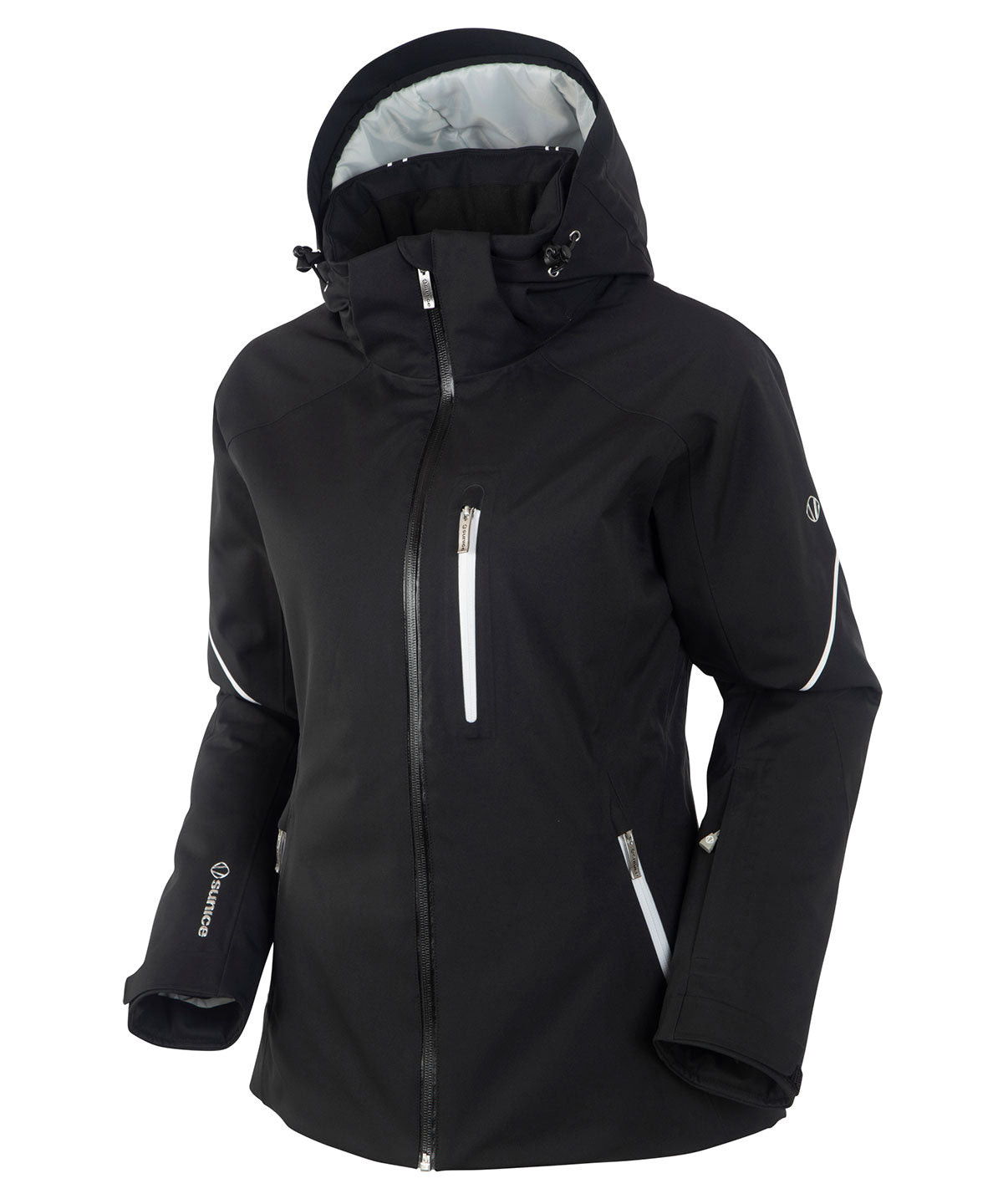 Women's Reanna 3M Thermal Featherless Insulated Stretch Jacket with Ho -  Sunice