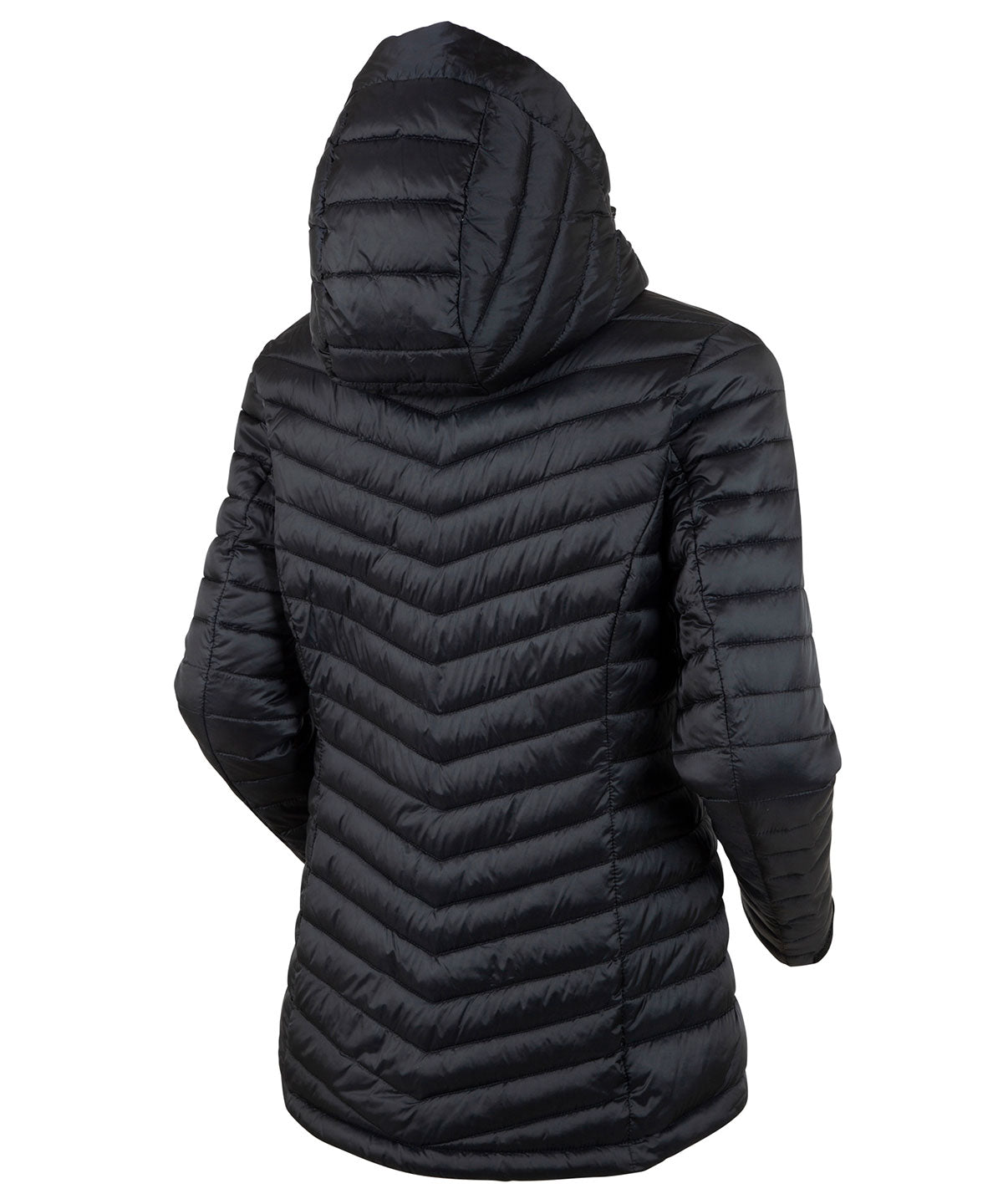 Women's Jojo Thermal Quilted Long Jacket with Hood - Sunice