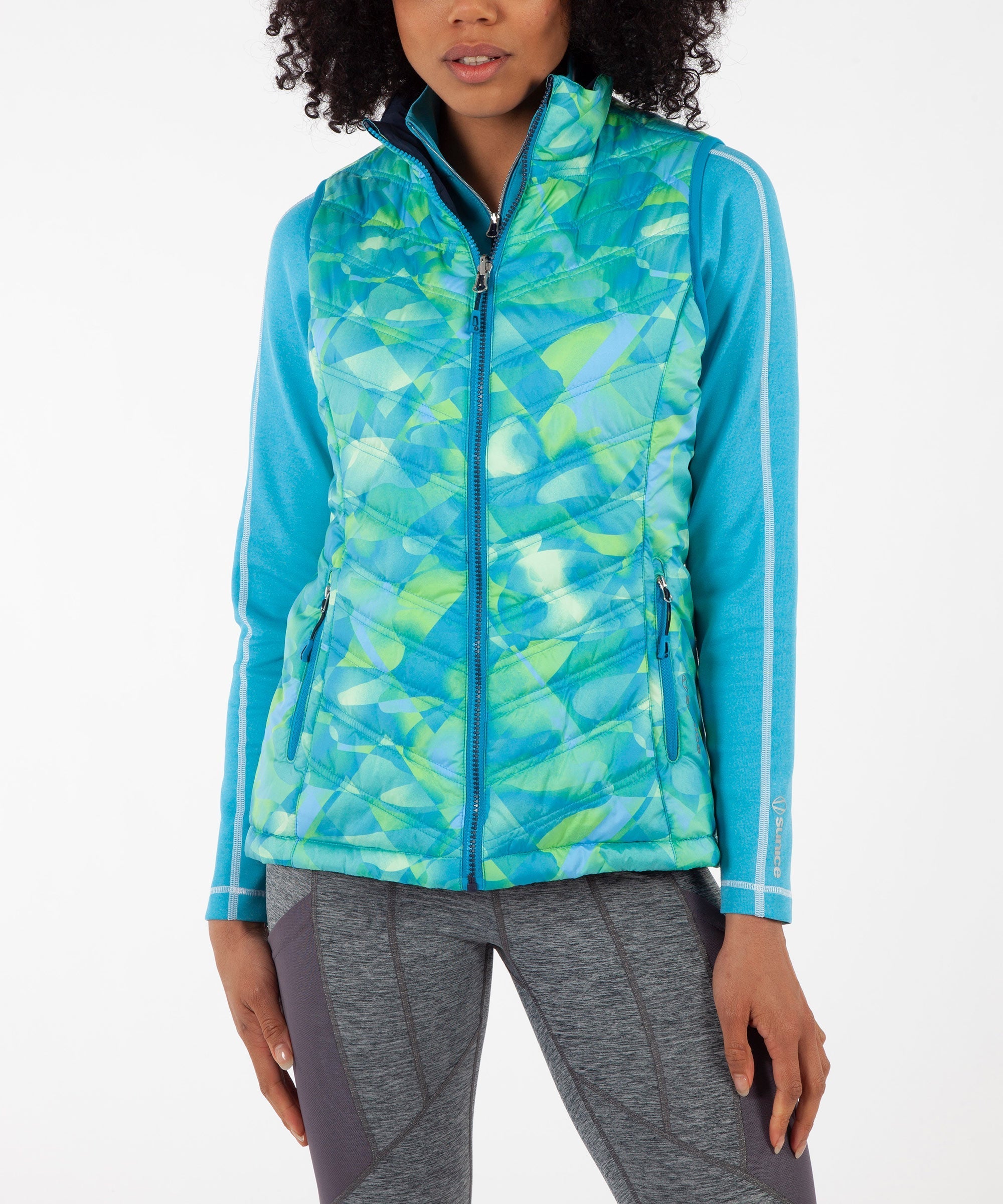 Sunice Women's Lizzie Quilted Thermal Vest - Worldwide Golf Shops