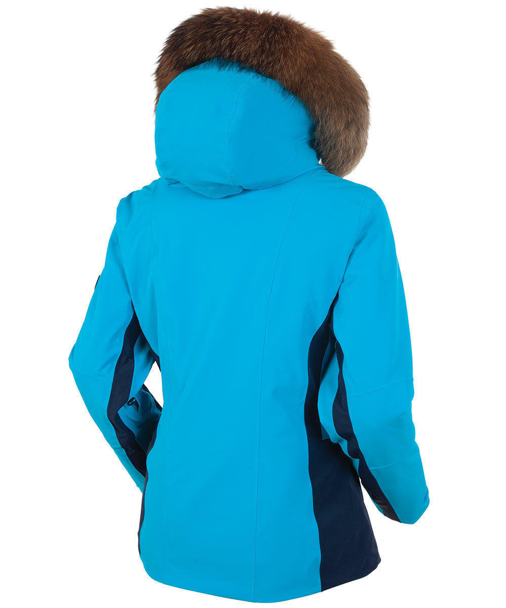 Harpily Women Fleece Jackets Coats Heated Outdoor Clothing for Riding Skiing Fishing Via Heated Coat Blue XL, Women's