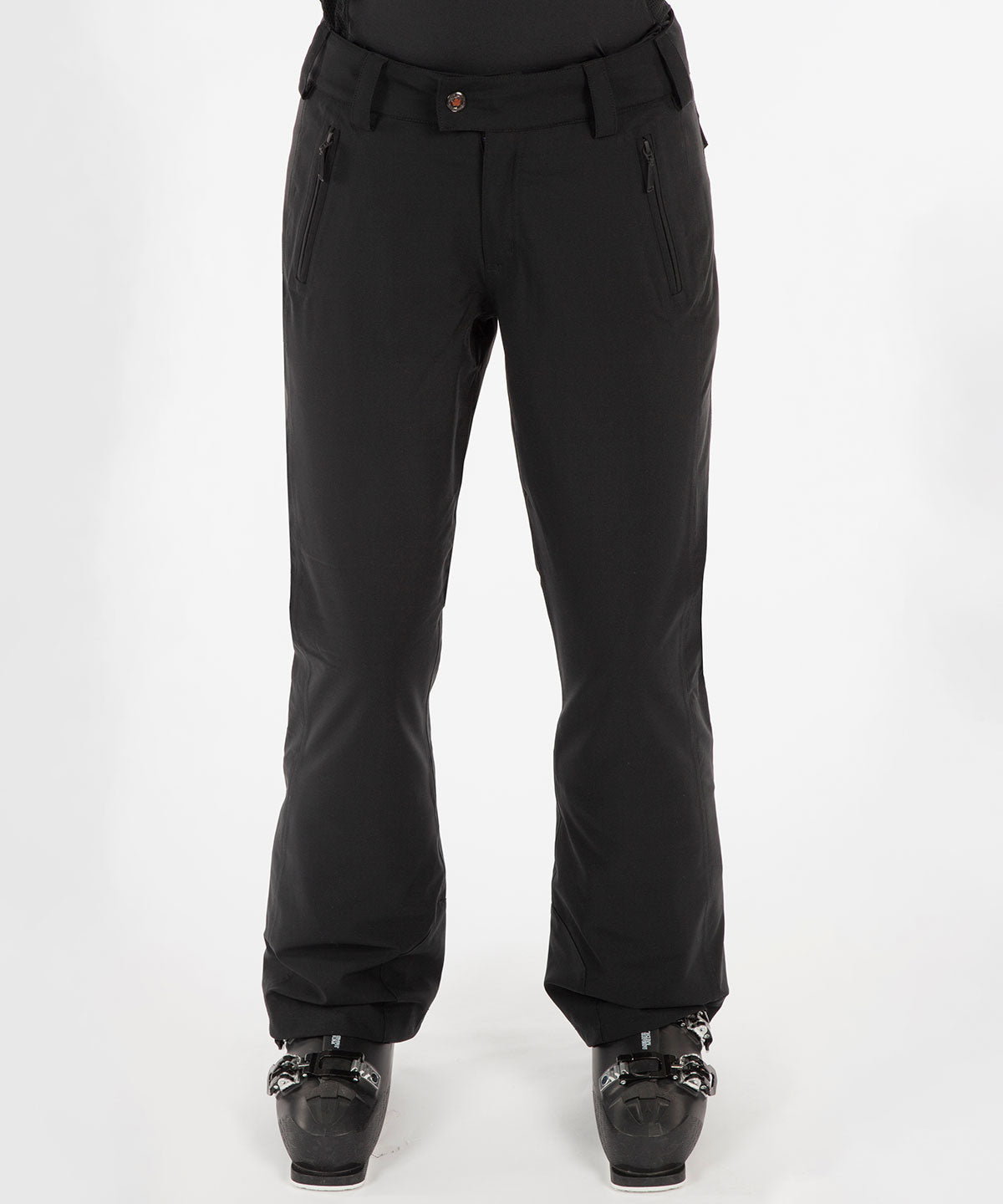 NWT Sunice Stormpack Womens Size Large x 32 Black Snow Ski Pants w Boot  Gaiters