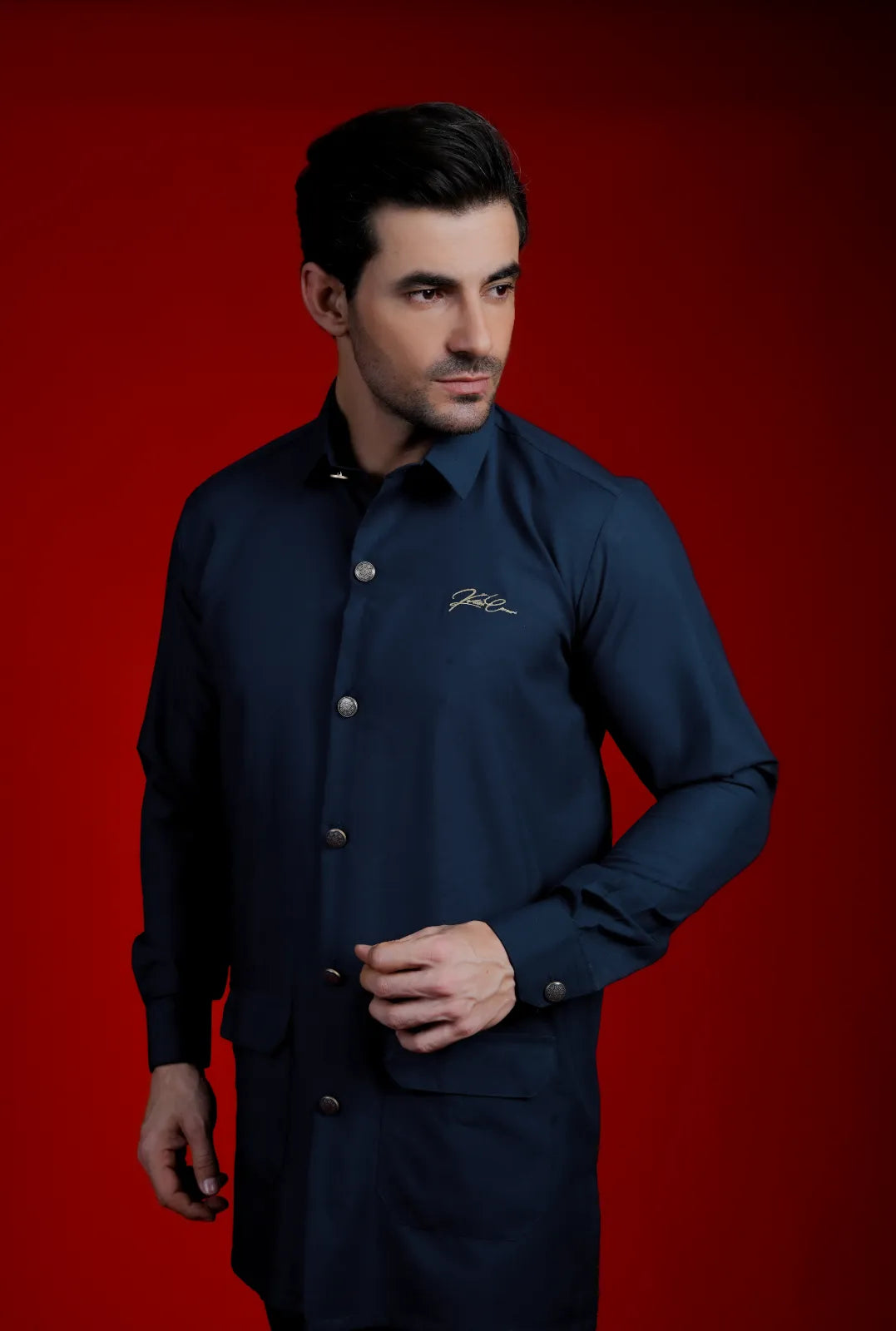 Buy online Black Color Men's Safari Suit from top wear for Men by Park  Avenue for ₹3600 at 60% off | 2024 Limeroad.com