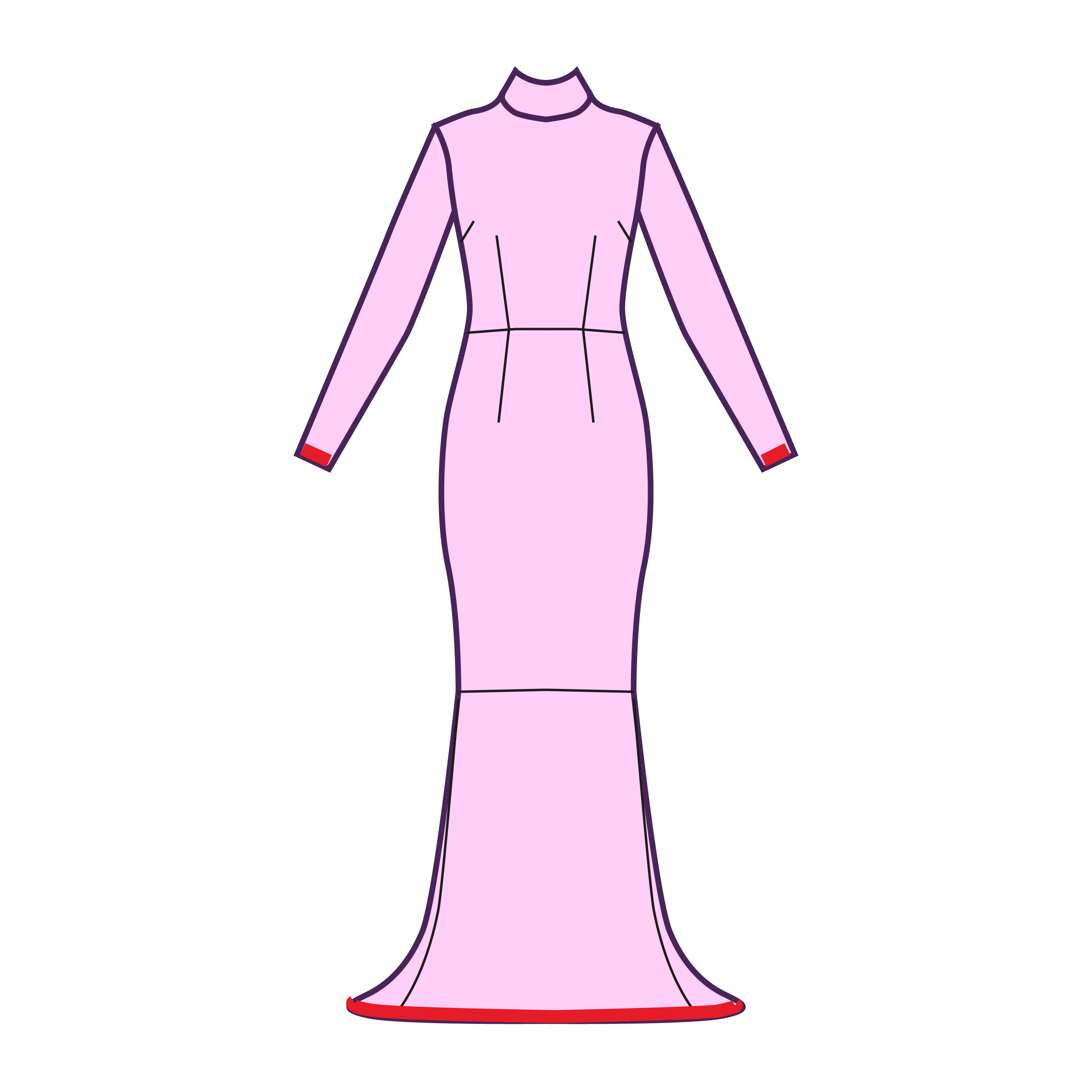 Step 14 How to sew a gown sewing pattern for drag queens