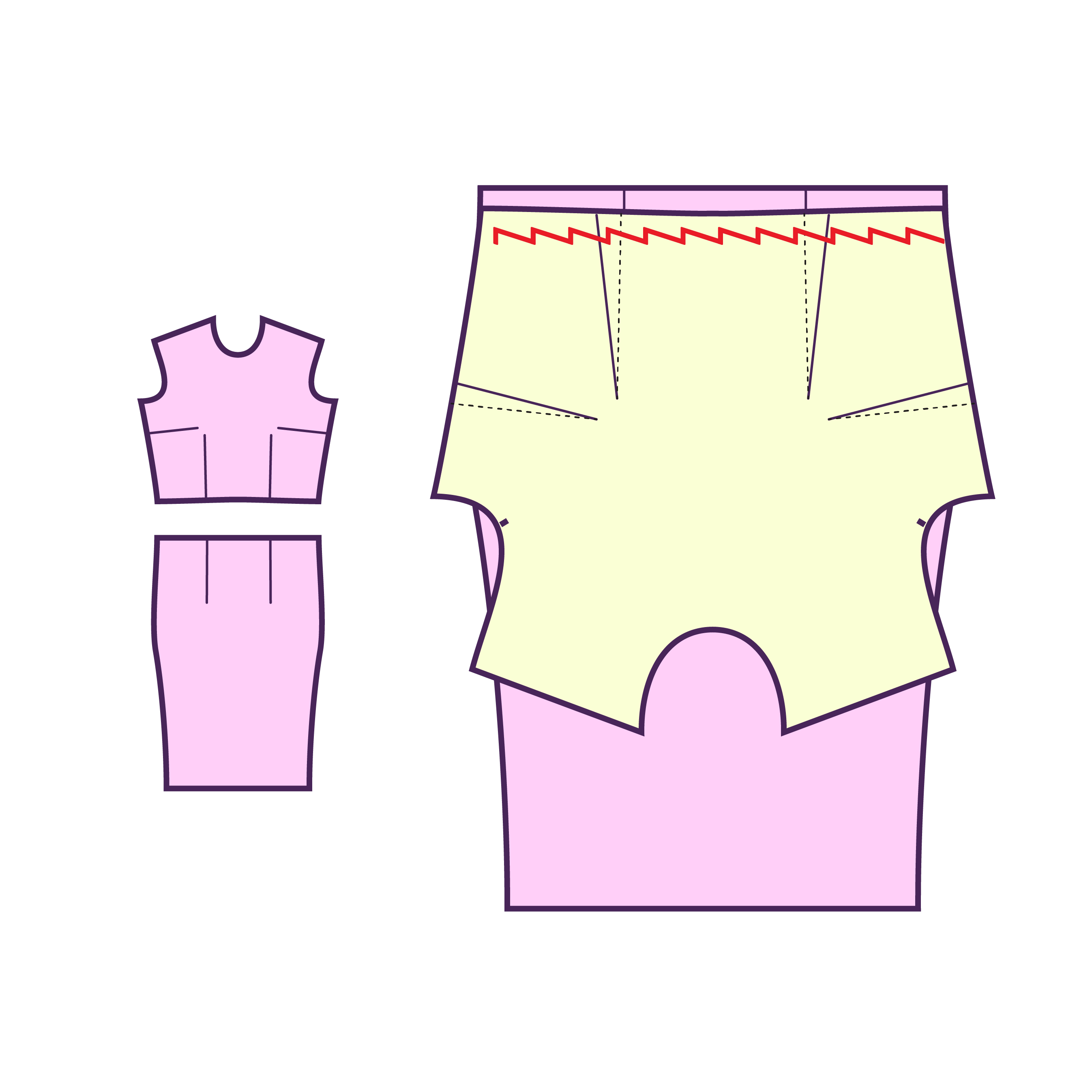 Step 3 How to sew a gown sewing pattern for drag queens