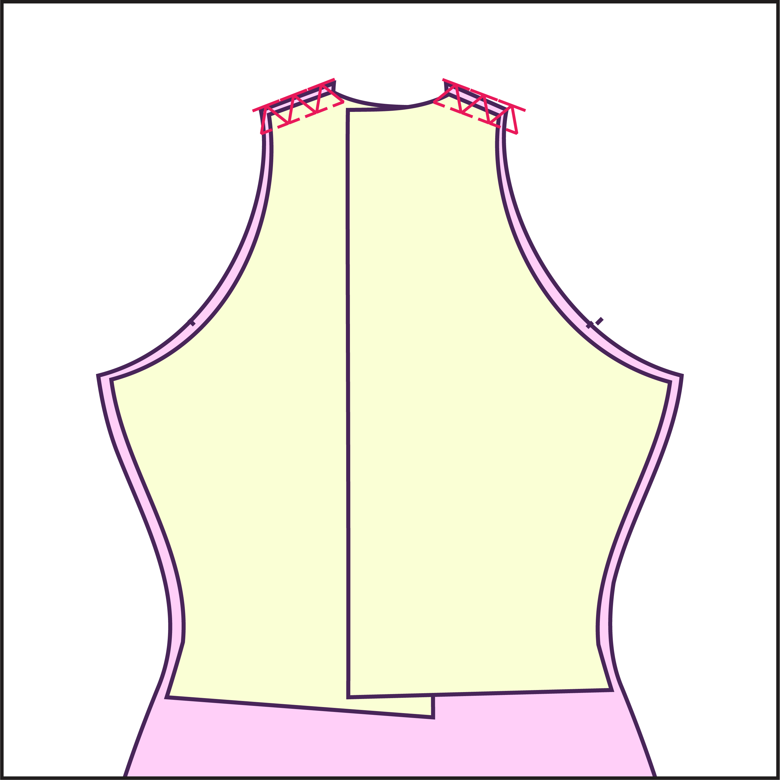 Step 2 How to sew a power shoulder sleeve leotard sewing pattern for drag queens