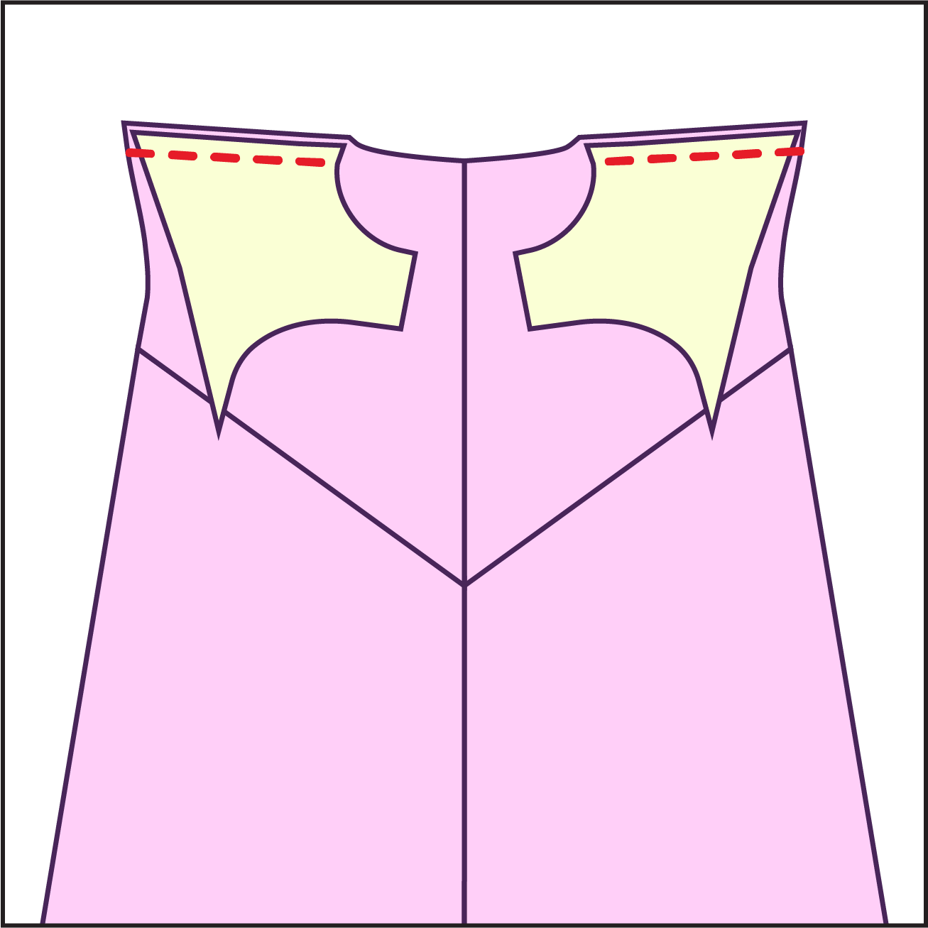 Step 5 How to sew a Pointed Shoulder Cape Sewing Pattern for Drag Queens Costume