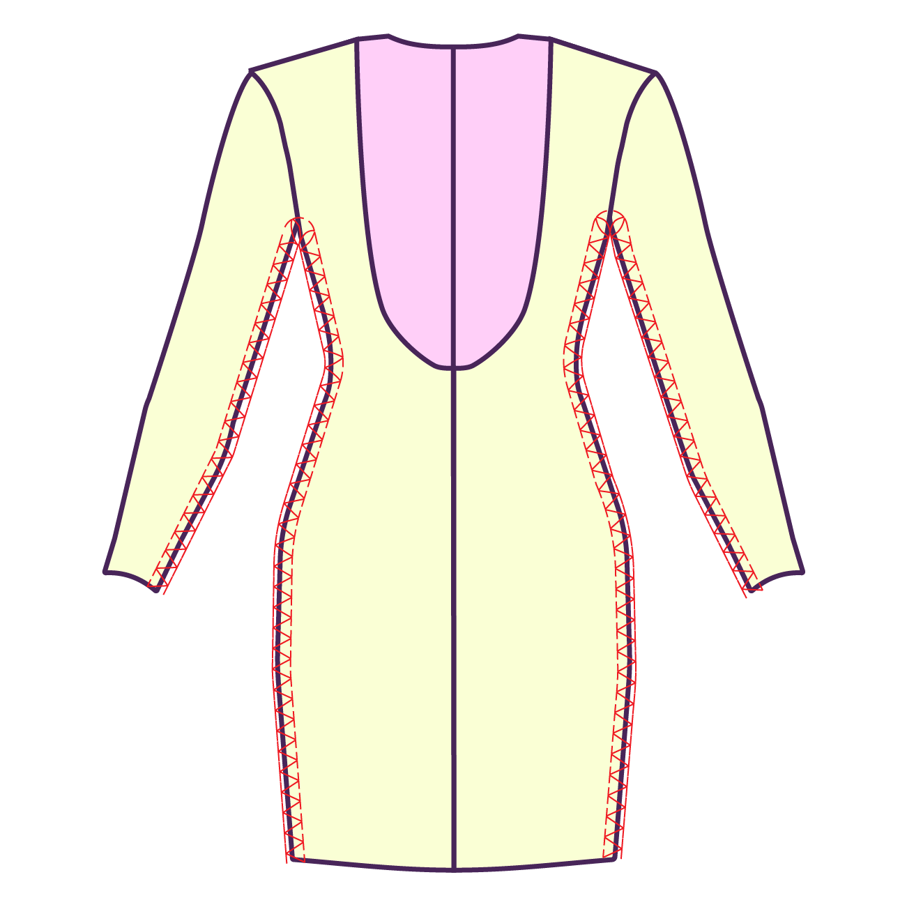 Step 6 How to sew a Pointed Shoulder Cape Sewing Pattern for Drag Queens Costume