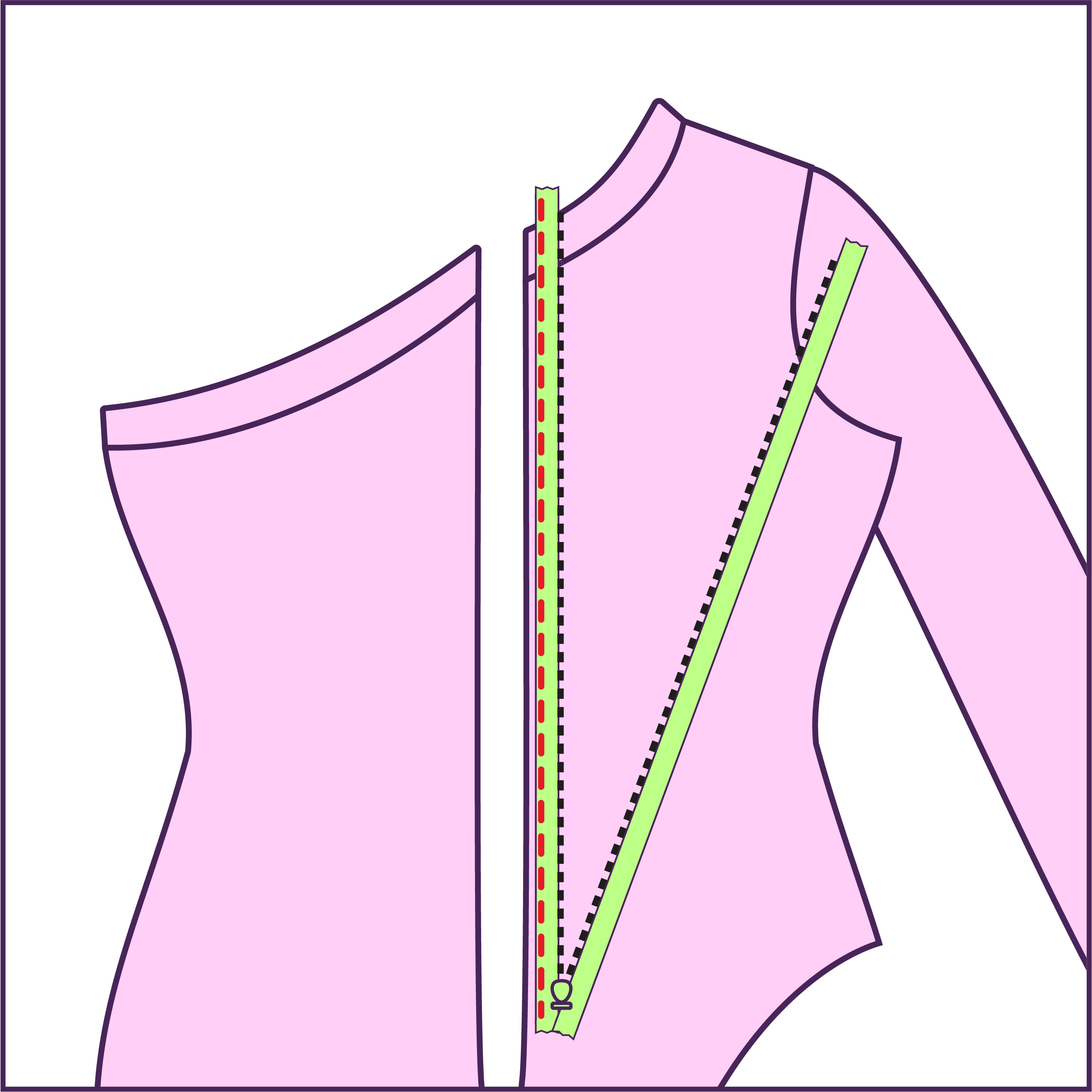 Step 7 How to sew an Asymmetrical Catsuit Sewing Pattern for Drag Queens Bodysuit Costume