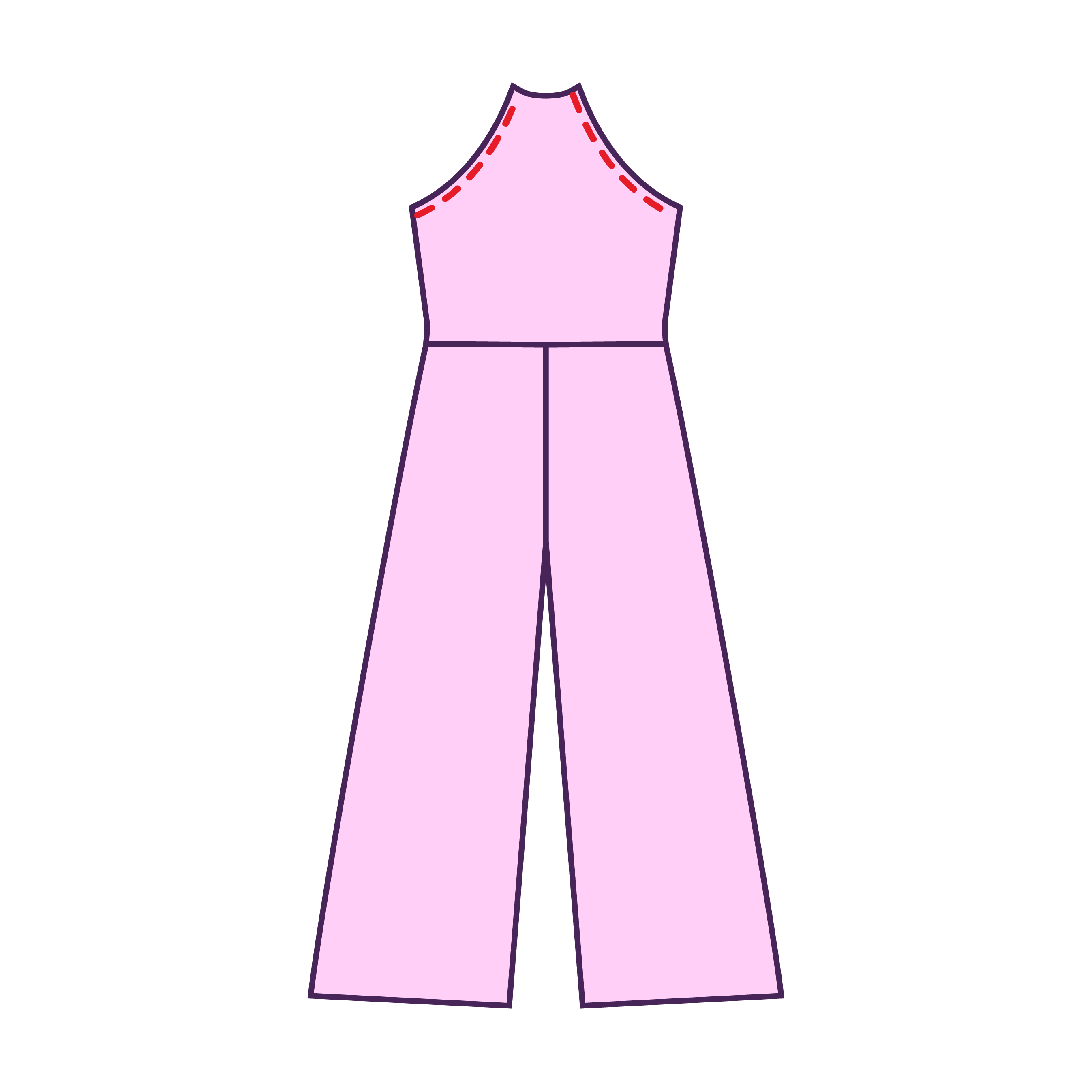 Step 11 How to sew a jumpsuit sewing pattern for drag queens