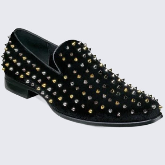 White dress shoes with clearance spikes