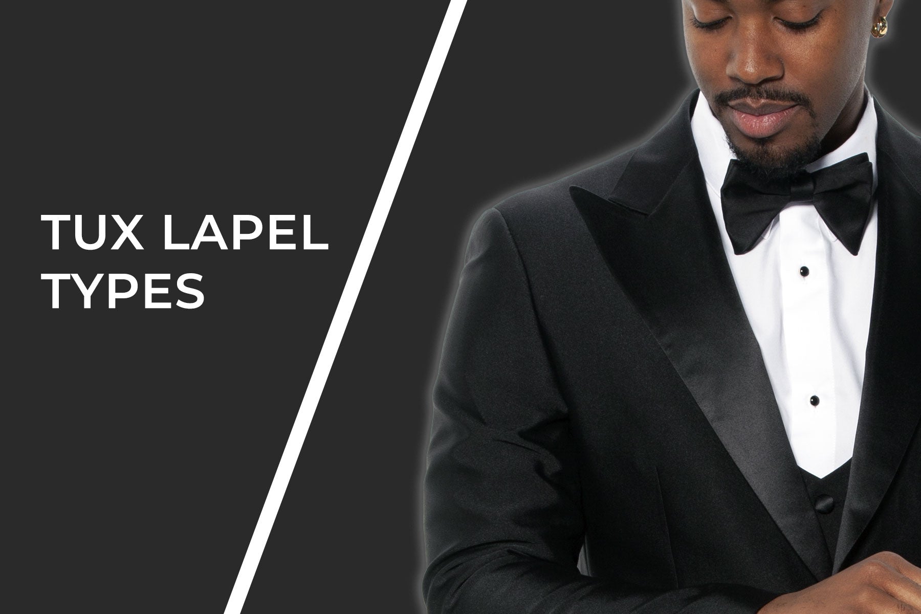 tuxedo and suit lapel types