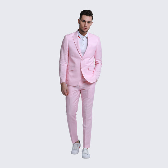 Jacket+Pants Brown EN8 Black Pink Suits Men Slim Fit Groom Wedding Suit  Party Prom Wear at Amazon Men's Clothing store