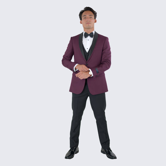 BURGUNDY MARBÉLLA TUXEDO  Tuxedo Wearhouse