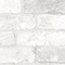 はがせる シール 壁紙 NU WALLPAPER / LOFT WHITE BRICK Peel And Stick Wallpaper / NU2218