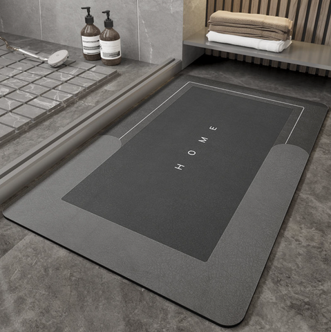 Diatomaceous Earth Stone Mat, Modern Bath Mat, Anti-slip Bath Mat