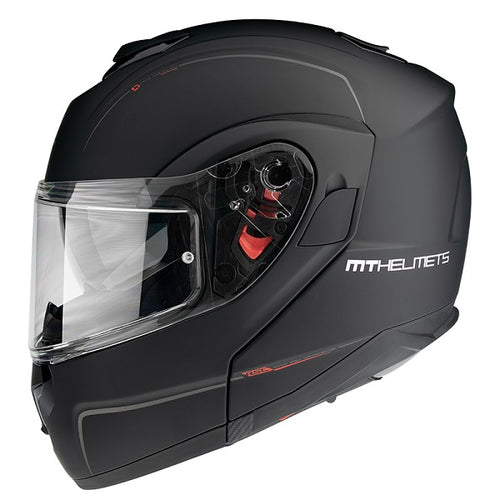 CASQUE JET MT CUSTOM RIDER NOIR MAT XL (LIVRE AVEC LUNETTES) - FP MOTO