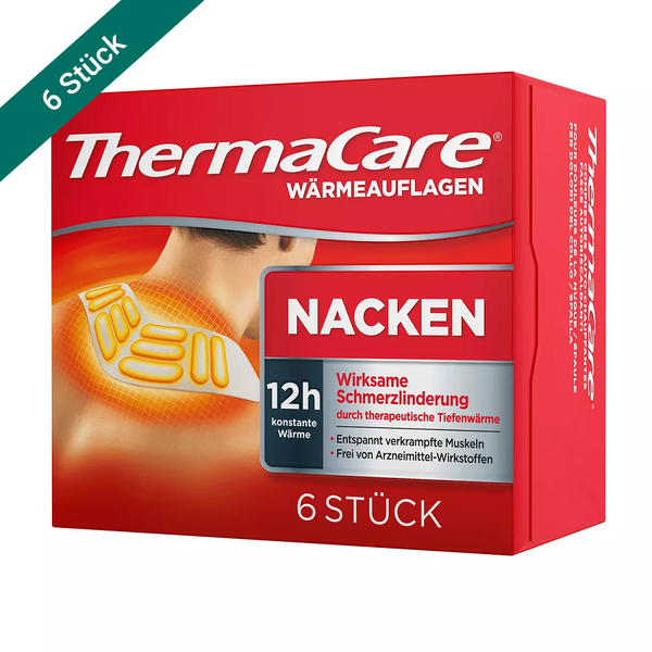 ThermaCare® bei Nackenschmerzen, Wärmeauflagen zur Linderung von Schulter- & Nackenschmerzen, Tiefenwärme zum Entspannen & Lockern der Muskeln